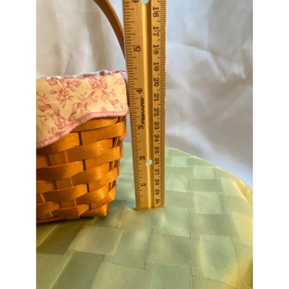 Vintage, Longaberger, Horizon of Hope Basket, Small Basket wLiner Protector 2001 - Picture 6 of 13